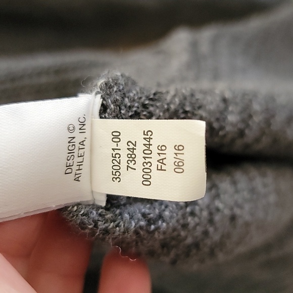 Athleta | Dark Gray Kennewick Crew Merino Blend Knit Sweater Size Small - Picture 5 of 5